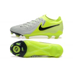 Nike Phantom Luna Elite FG Chartreuse Black Mens Soccer Cleats 