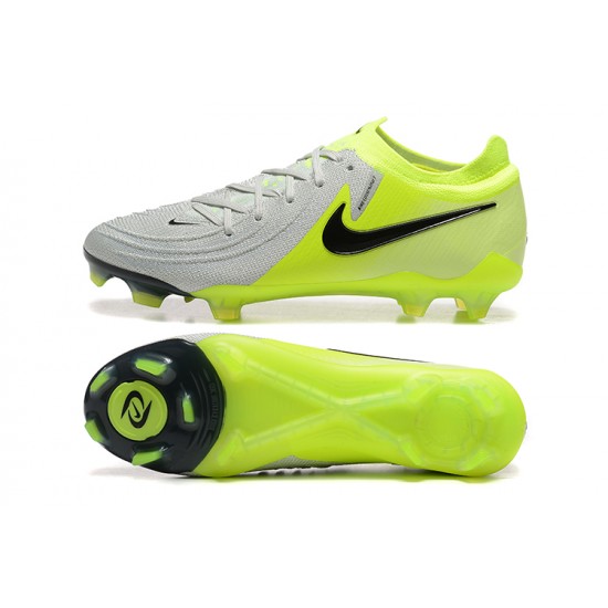 Nike Phantom Luna Elite FG Chartreuse Black Mens Soccer Cleats