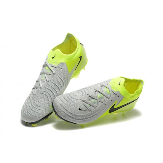 Nike Phantom Luna Elite FG Chartreuse Black Mens Soccer Cleats 