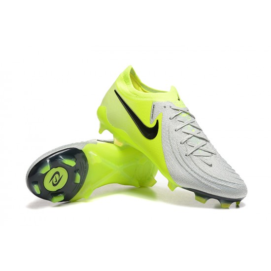 Nike Phantom Luna Elite FG Chartreuse Black Mens Soccer Cleats 