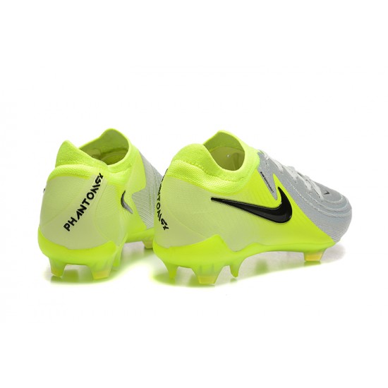 Nike Phantom Luna Elite FG Chartreuse Black Mens Soccer Cleats 