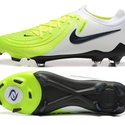 Nike Phantom Luna Elite FG Chartreuse and Black Mens Soccer Cleats 