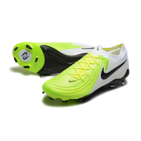 Sale Nike Phantom Luna Elite FG Chartreuse and Black Mens Soccer Cleats Soccer Cleats