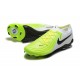 Nike Phantom Luna Elite FG Chartreuse and Black Mens Soccer Cleats 