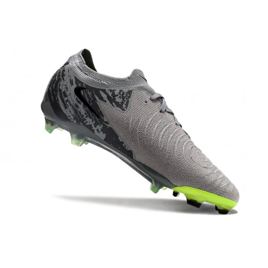 Sale Nike Phantom Luna Elite FG Grey Black Mens Soccer Cleats Soccer Cleats