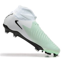 Nike Phantom Luna Elite FG High top White Black Mens Soccer Cleats 