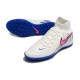 Nike Phantom Luna Elite TF High top White Blue Mens Soccer Cleats