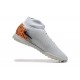 Sale Nike Phantom Luna Elite TF High top White Orange Mens Soccer Cleats Soccer Cleats