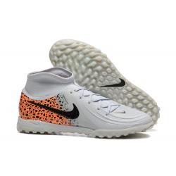 Nike Phantom Luna Elite TF High top White Orange Mens Soccer Cleats 