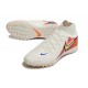 Nike Phantom Luna Elite TF High top White Yellow Mens Soccer Cleats 