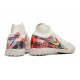 Nike Phantom Luna Elite TF High top White Yellow Mens Soccer Cleats 