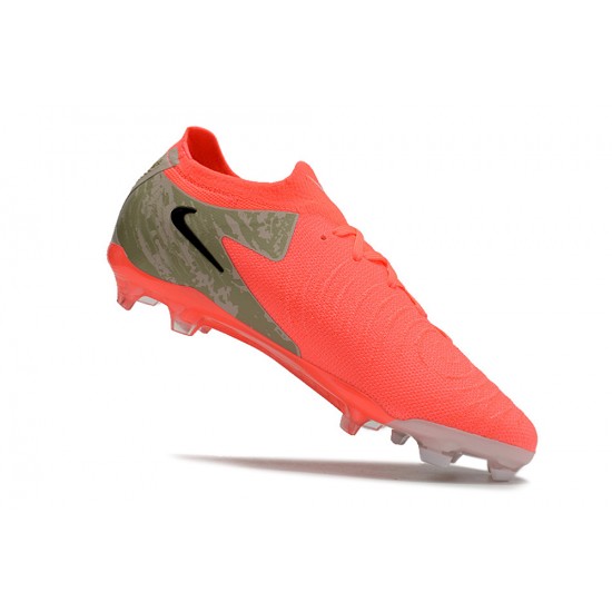 Unisex Nike Phantom Luna Elite FG Red Black Soccer Cleats