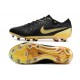 Sale Nike Tiempo Legend 10 Elite FG Black Yellow Mens Soccer Cleats Soccer Cleats