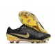 Sale Nike Tiempo Legend 10 Elite FG Black Yellow Mens Soccer Cleats Soccer Cleats