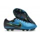 Nike Tiempo Legend 10 Elite FG Blue Black Mens Soccer Cleats