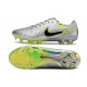 Sale Nike Tiempo Legend 10 Elite FG Silver Mens Soccer Cleats Soccer Cleats