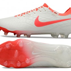 Nike Tiempo Legend 10 Elite FG White Pink Mens Soccer Cleats 