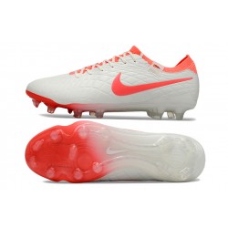 Nike Tiempo Legend 10 Elite FG White Pink Mens Soccer Cleats 