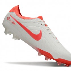 Nike Tiempo Legend 10 Elite FG White Pink Mens Soccer Cleats 