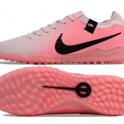 Nike Tiempo Legend 10 Elite TF Pink White Mens Soccer Cleats 