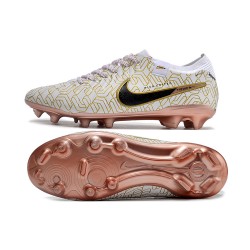 Unisex Nike Tiempo Legend 10 Elite FG Gold White Soccer Cleats 