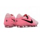 Unisex Nike Tiempo Legend 10 Elite FG Pink and White Soccer Cleats