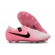 Unisex Nike Tiempo Legend 10 Elite FG Pink and White Soccer Cleats