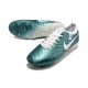 Unisex Nike Tiempo Legend 10 Elite FG Teal White Soccer Cleats