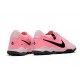 Unisex Nike Tiempo Legend 10 Elite TF Pink Black Soccer Cleats 