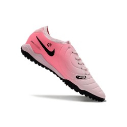 Unisex Nike Tiempo Legend 10 Elite TF Pink Black Soccer Cleats 