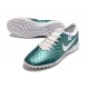 Unisex Nike Tiempo Legend 10 Elite TF Teal White Soccer Cleats