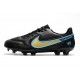 Nike Tiempo Legend 9 Elite FG Soccer Cleats White Black