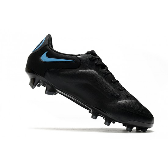 Nike Tiempo Legend 9 Elite FG Soccer Cleats White Black