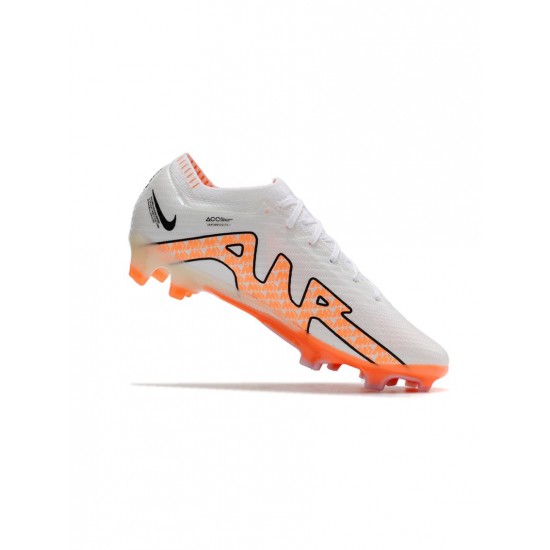 Nike Mercurial Vapor 15 Elite FG White Orange Soccer Cleats