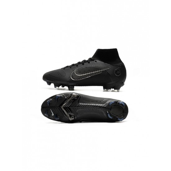 Nike Mercurial Superfly Viii Elite FG Black Black  Soccer Cleats