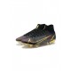 Nike Mercurial Superfly Viii Elite FG Black Gold  Soccer Cleats