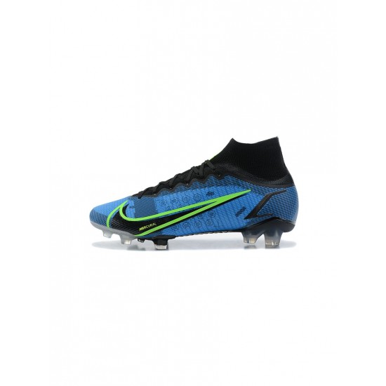 Nike Mercurial Superfly Viii Elite FG Blue Void Black Soccer Cleats