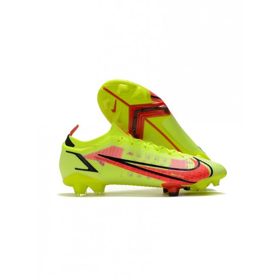 Nike Mercurial Vapor 14 Montivation Pack FG Volt Bright Crimson Black Soccer Cleats