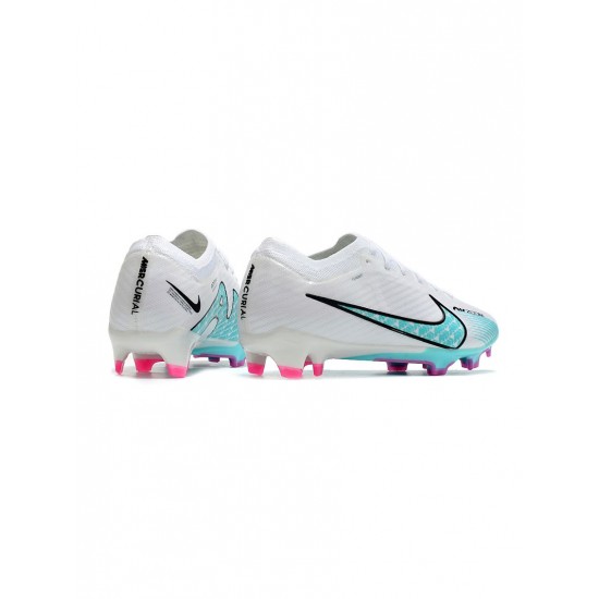 Nike Mercurial Vapor 15 Elite FG White Blue Pink Soccer Cleats