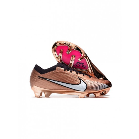 Nike Zoom Mercurial Vapor Xv Elite FG Firm Ground Metallic Copper White Soccer Cleats