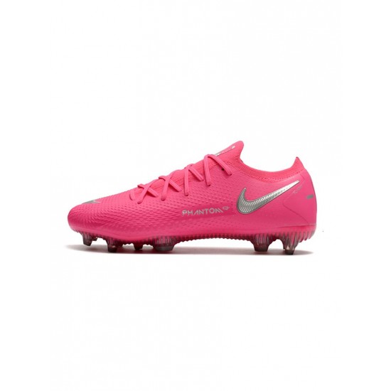 Nike Phantom Gt Elite FG Pink Silver Soccer Cleats