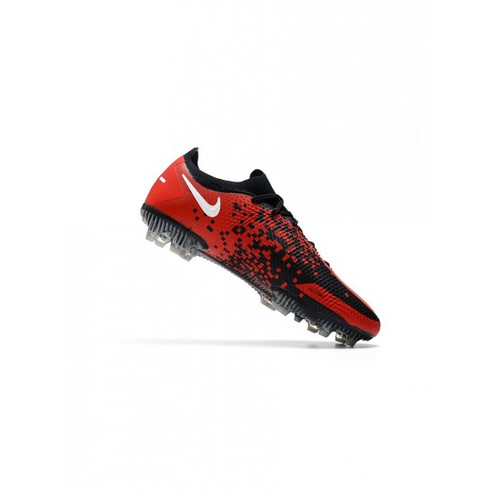 Nike Phantom Gt Elite FG Black Red Soccer Cleats