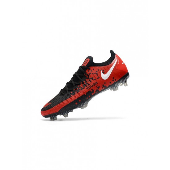 Nike Phantom Gt Elite FG Black Red Soccer Cleats