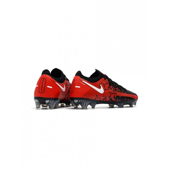 Nike Phantom Gt Elite FG Black Red Soccer Cleats