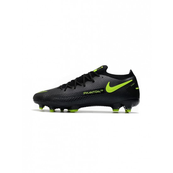 Nike Phantom Gt Elite FG Black Volt  Soccer Cleats