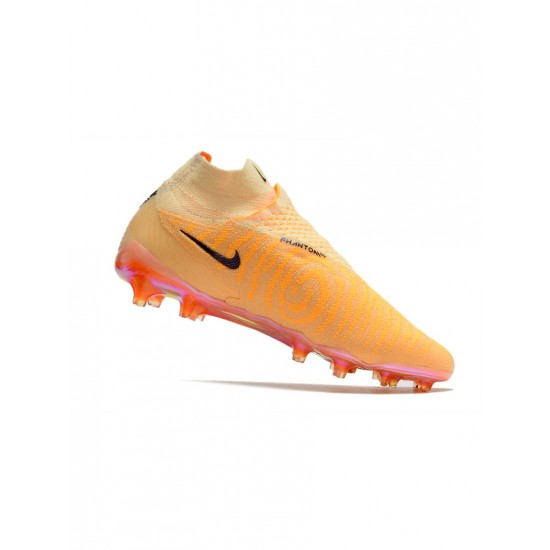 Nike Phantom Gx Elite Df FG Blaze Citron Tint Burgundy Crush Soccer Cleats