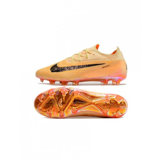 Nike Phantom Gx Elite FG Blaze Citron Tint Burgundy Crush Soccer Cleats