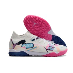 Puma Future 7 Ultimate TF Mens White and Pink  