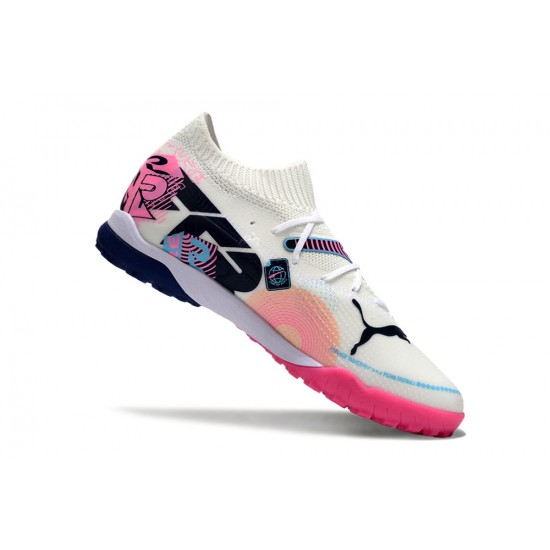 Puma Future 7 Ultimate TF Mens White and Pink  