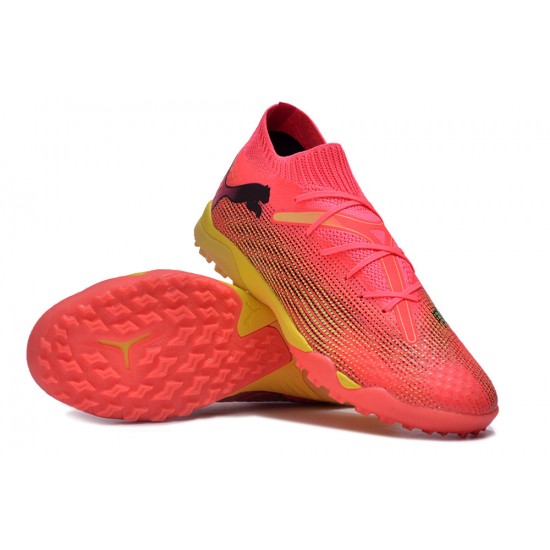 Puma Future 7 Ultimate TF Pink Black Mens  